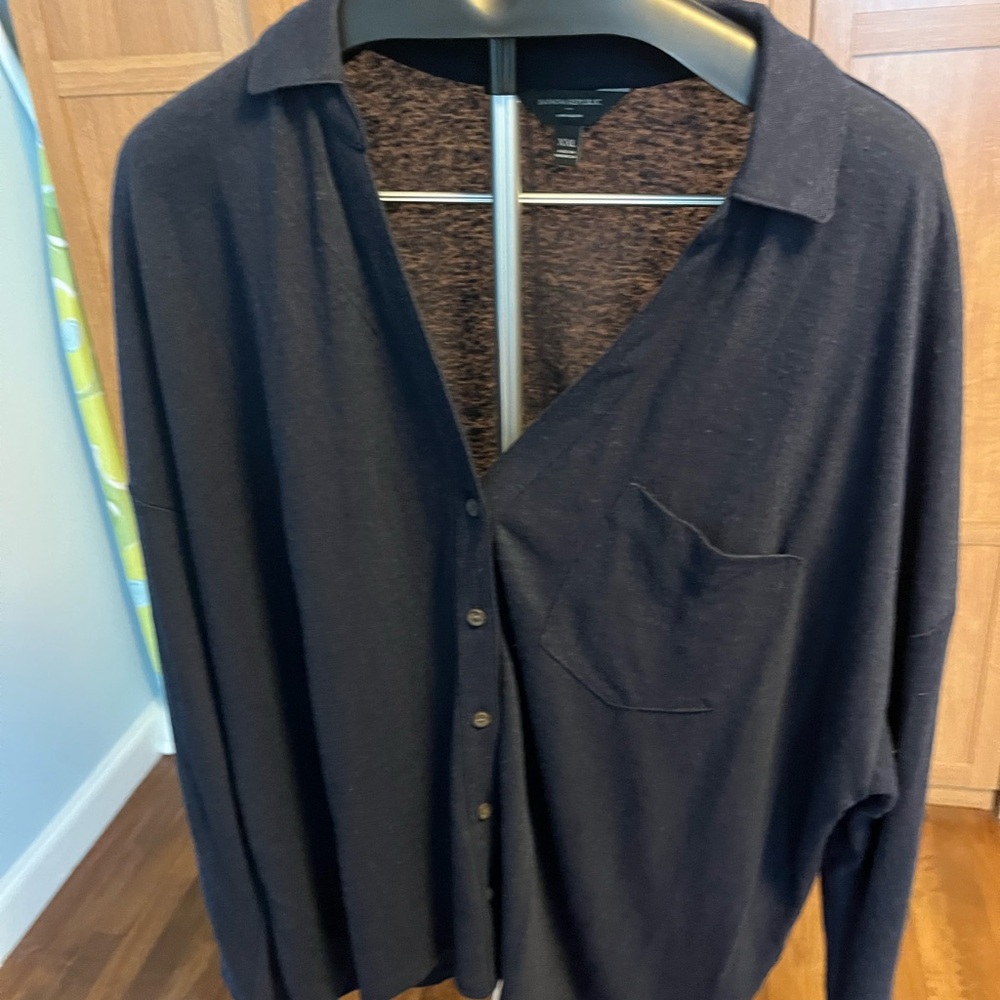 Banana Republic Navy Blouse